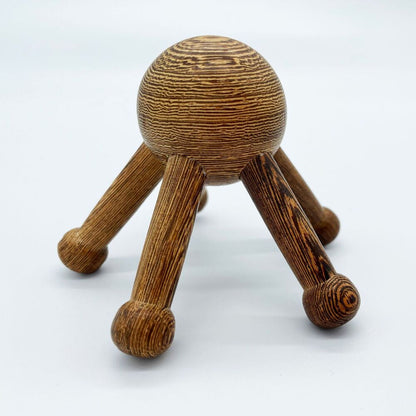 Five Claw Manual Scalp Massager Leg Chicken Wing Wood Massager鸡翅木五爪手动按头皮按摩器