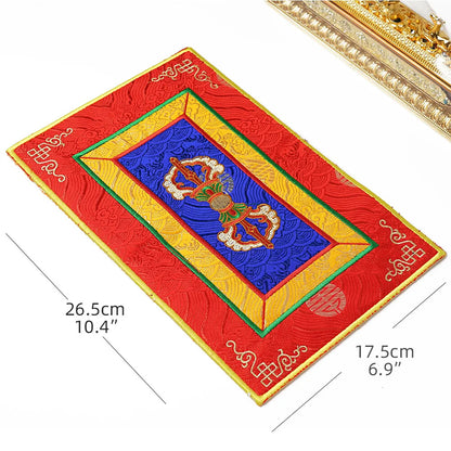 Table Mat Home Decoration Embroidery Tibetan Buddhist Tangka Woven Thermal