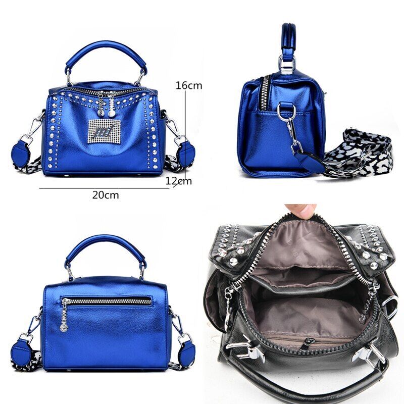 Women Leather Handbags Bag Black Crossbody Bags for Ladies Bag