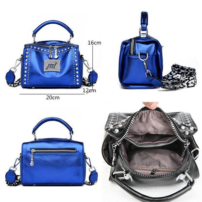 Women Leather Handbags Bag Black Crossbody Bags for Ladies Bag