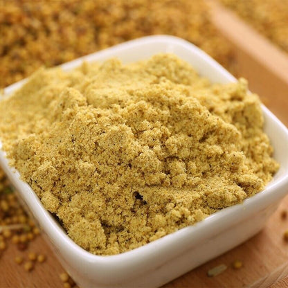 Chinese Hot Mustard Powder Culinary Yellow natural mustard powder 100g~500g