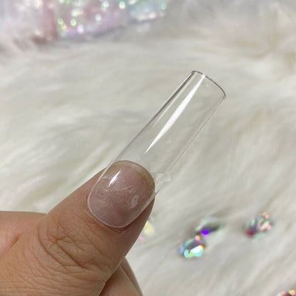 False Nail Tips 240Pcs XXL Square Full Covers Luxury Gel Press On Manicure Tools