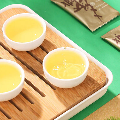 shifengpai longjingcha tea 狮峰牌 龙井茶 绿茶叶 雨前茶 80g(2g*40袋)/盒 三级茶