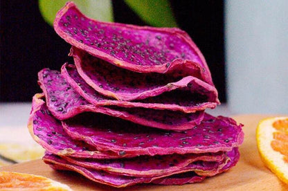 Natural Dried Red Pitaya Slices Dragon Fruit Wheels Makes A Healthy Tea