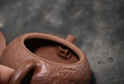 160cc chinese Yixing Handmade Zisha teapot Duan Clay QinQuan Gongfu Hu Tea Pot