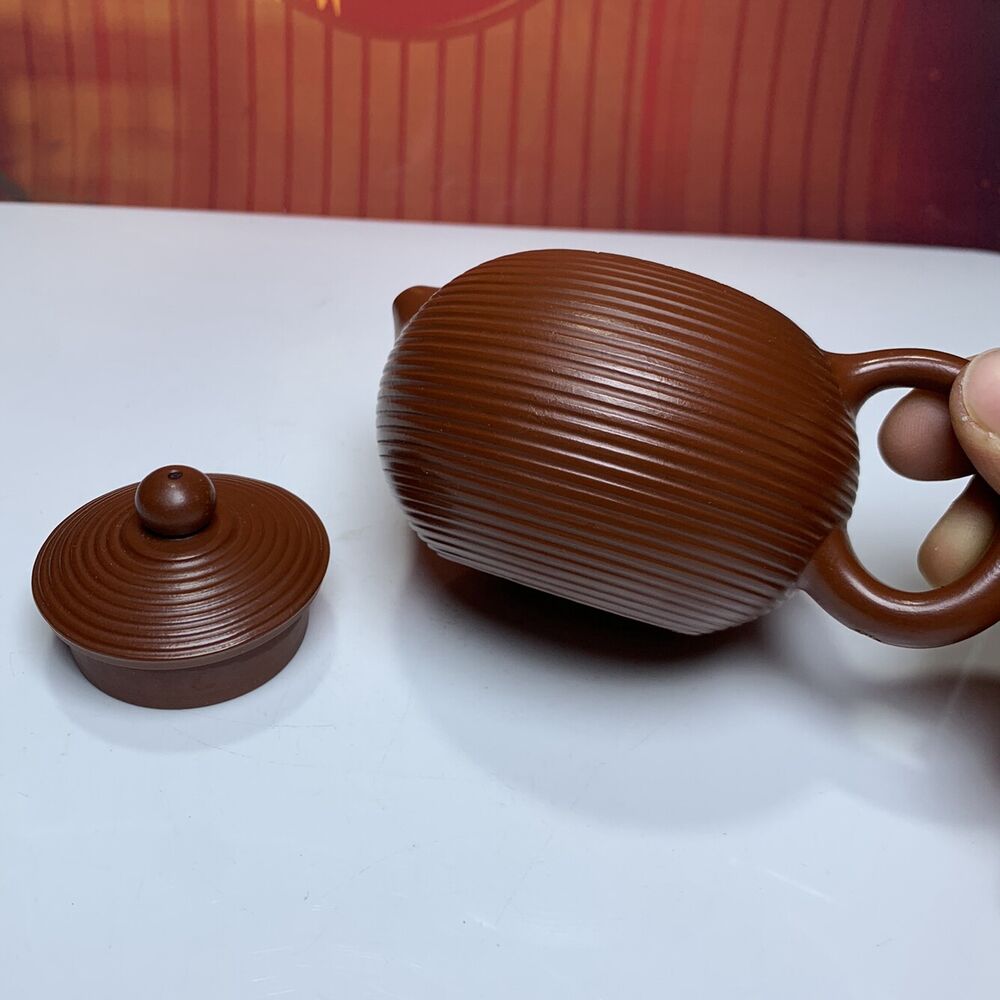 Vintage Chinese Yixing Purple Clay Teapot Zisha Ceremony Exquisite Teaware Small