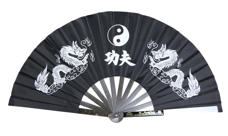 Metal Stainless Steel Folding Fan Mulan Kung Fu Martial Arts Tai Chi Fan New