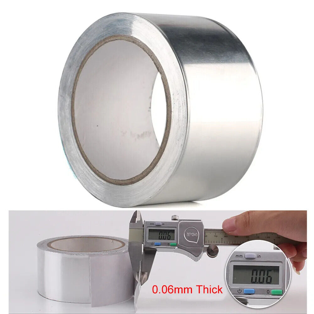 Foil Adhesive Tape 10M Thermal Resistant High Temperature Resistant Duct Sealing