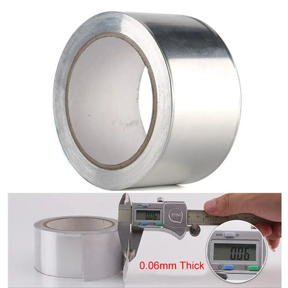 Foil Adhesive Tape 10M Thermal Resistant High Temperature Resistant Duct Sealing