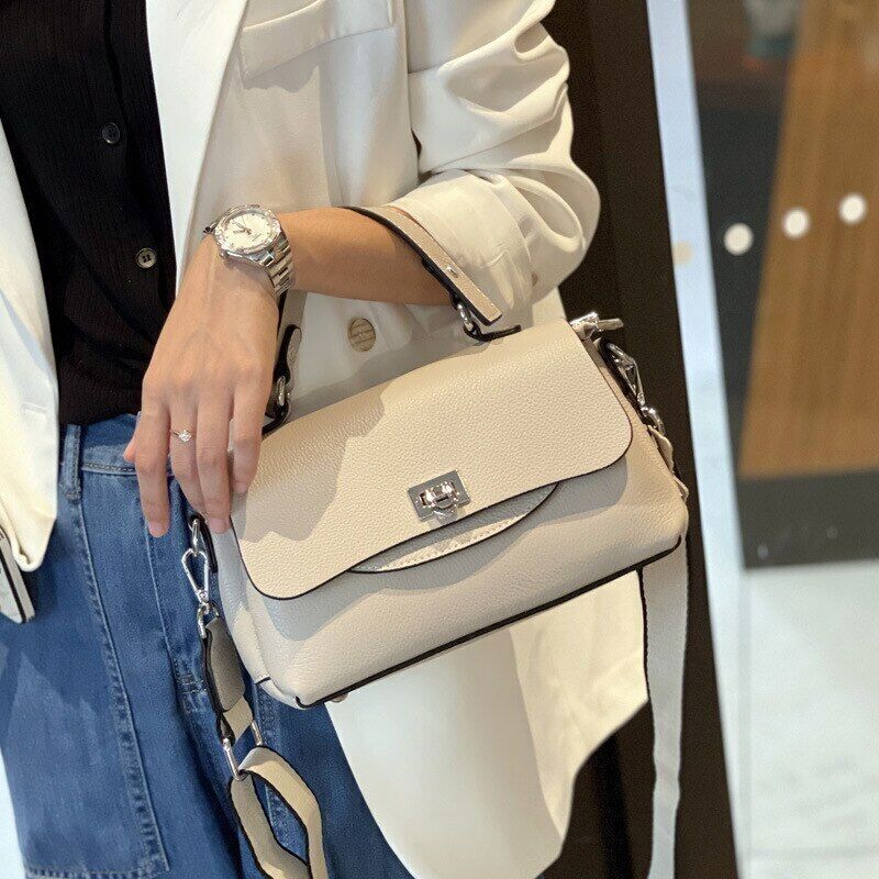 100% Genuine Leather Women Bags Lady Shoulder Bag bag Girls Fashion Tote