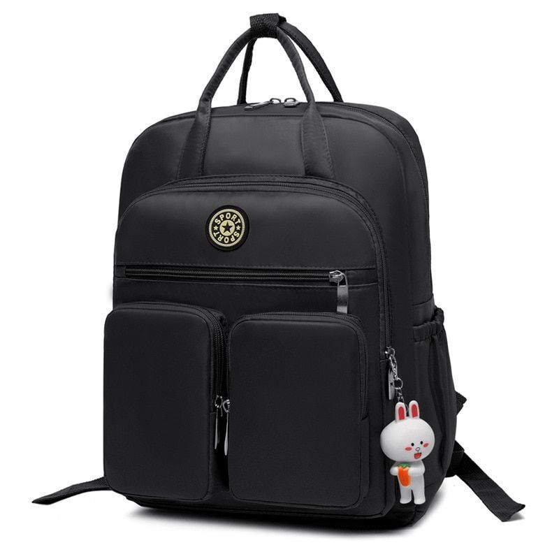 Nylon Backpack Large Traveling Bag Multi-Function Bags School Bookbag Polyester