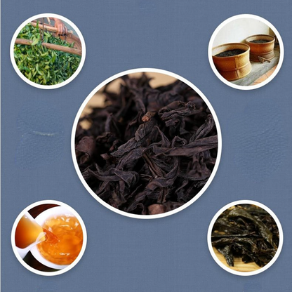 250g Carbon Baked Rougui Oolong Black Tea Fruit Fragrance Wiyi Mountain Rock Tea