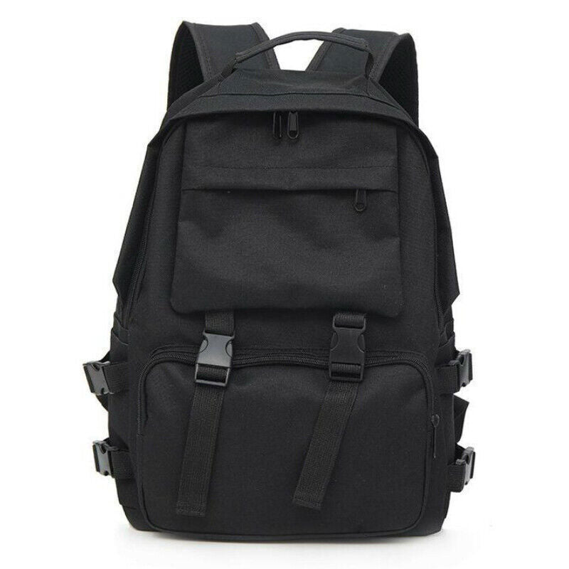 Backpacks Students Backpack Large Capacity Button Travel Bag Unisex High Street