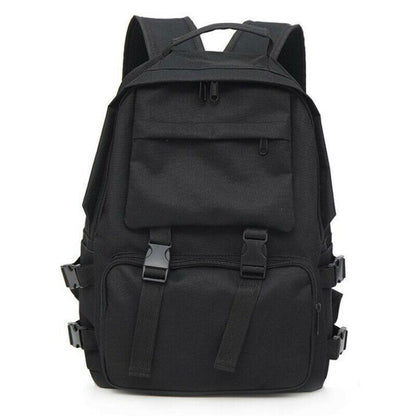 Backpacks Students Backpack Large Capacity Button Travel Bag Unisex High Street