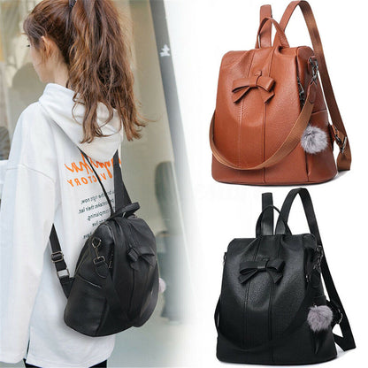 Women's Ladies Backpack Anti-theft Travel Rucksack Back To School Shoulder Purse