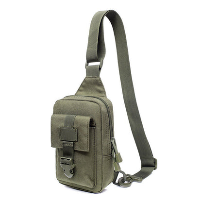 Men's Tactical Military Shoulder Bag Molle Chest Pack Messenger Bags Sling Pack