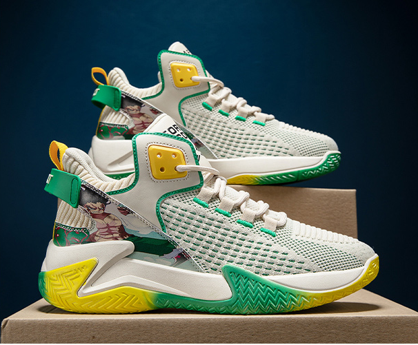 Trend 2022 new leisure sports flying woven basketball shoes