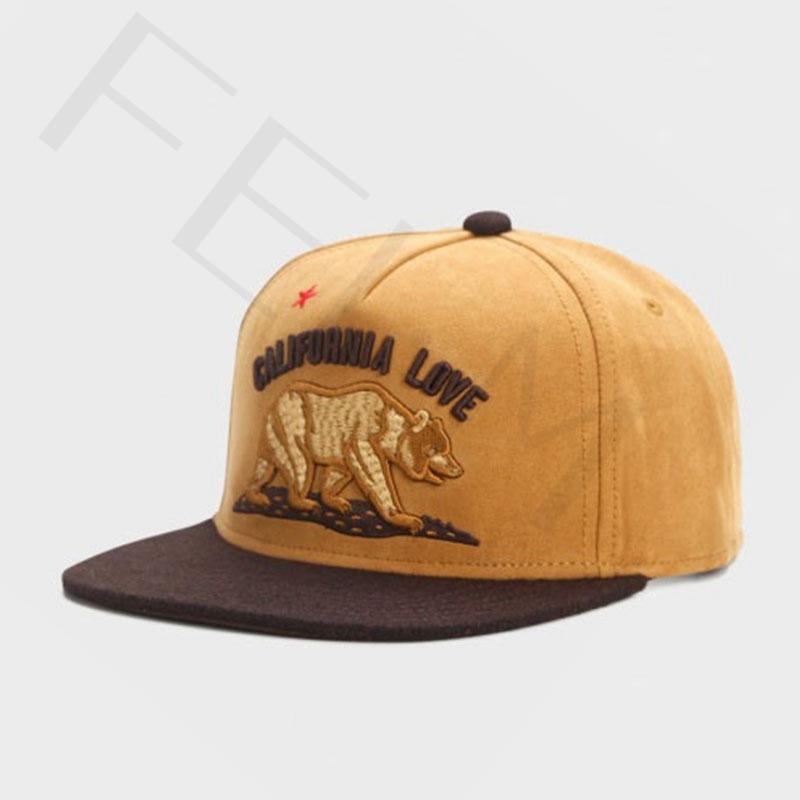 California Love Baseball Cap Snapback Adjustable Hat Cali Republic Kush Bear