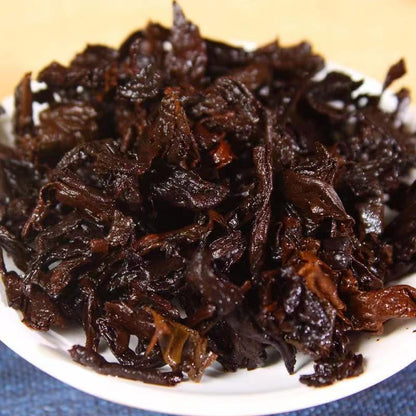 250g/8.8oz Menghai Puerh Ripe Tea Natural Cooked Pu-erh Tea Brick Puer Black Tea