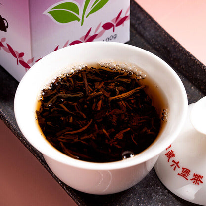 CHINATEA Brand Purple Box Lao Ba Zhong Cha Liu Bao Hei Cha Dark Tea Loose 100g