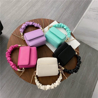 PU Leather Shoulder Bags Women Chain Hand Bag Travel Bags Purses