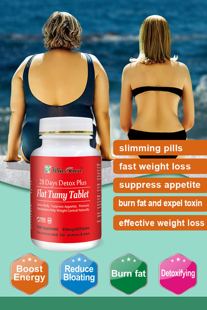 28-Day Detox + Flat Tummy Tablets for a Slimmer Waistline 60 Tablets