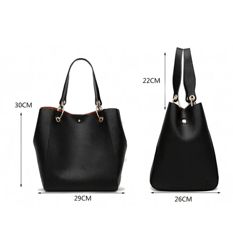 Handbags Women Tote Bag Female Lychee Leather Shoulder Bag Women's Bags