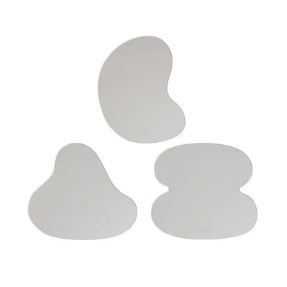 Jewelry Display Pad 3Pcs Acrylic Mirror Irregular Shaped Ring Earring Organizers