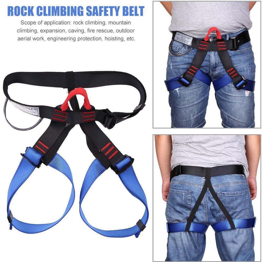 Outdoor Sports Rock Climbing Harness Waist Half Body Safety Belt Body Harness