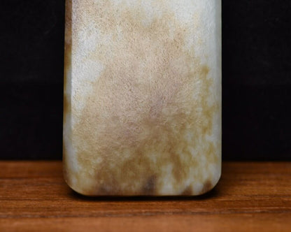 Chinese Natural Hetian Jade Carved Landscape Statues Exquisite Pendant Jewelry