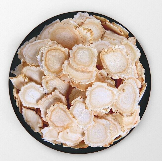 Top quanlity Dried White Ginseng Slice Increases stamina and endurance 8 years