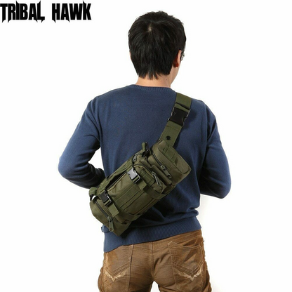 Waist Bag 6L Waterproof Oxford Shoulder Bag Military Tactical Camo Mochila Bolsa