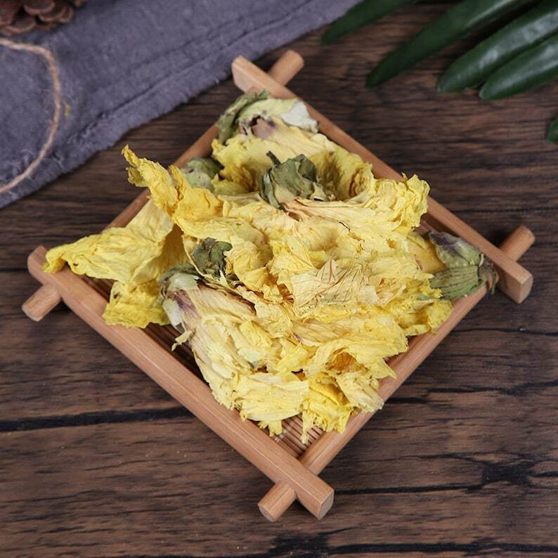Pure Abelmoschi Corolla Dried Corolla of Abelmoschus Manihot Huang Shu Kui Hua