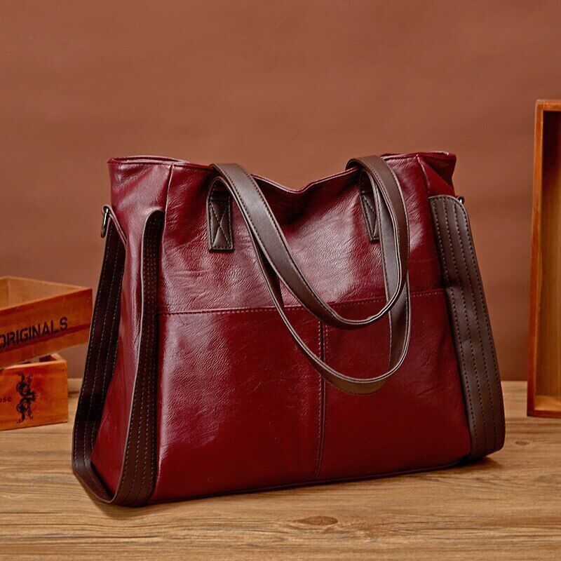Tote Bag Handbag Shoulder Bag Women Ladies PU Leather Crossbody Bag
