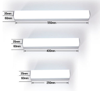 Modern Vanity Front Mirror Toilet Wall Lamp Fixture Bathroom Makeup LED Light