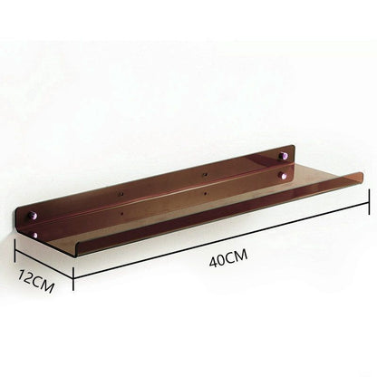 Wall Shelf Acrylic Colored Hanging Free Punching Kitchen Storage Rack 30 40 50cm