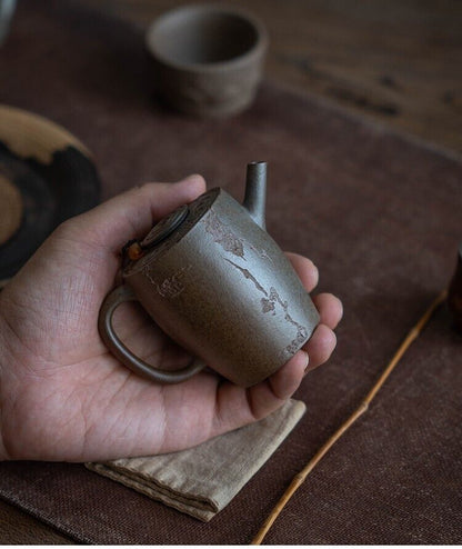 120cc chinese Yixing Handmade Zisha teapot old Duan Clay JuLun Hu Gongfu Tea Pot