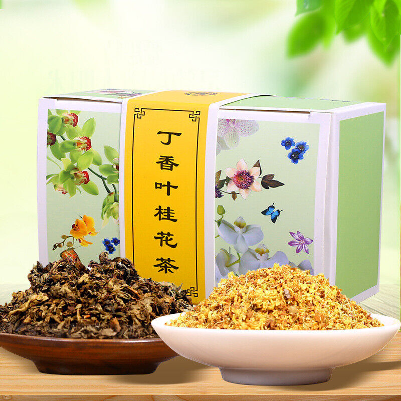 40g Clove Osmanthus Herbal Tea Dingxiangguihua Cha Organic Qingrun Healthy Tea