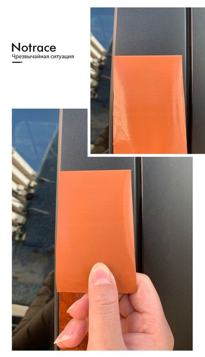 Car Sticker Vinyl Wood Grain Textured Self-Adhesive Wrap Internal Wallpaper Film