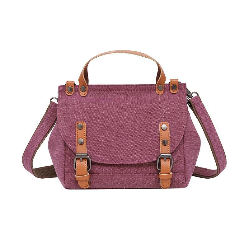 Canvas Hobos Bag Small Handbags Female Purse Shoulder Bags Traveling 22*20*10CM