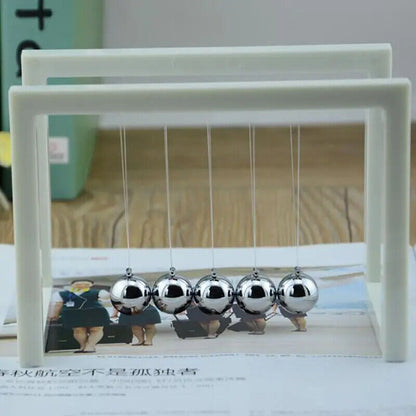 Newton's Swinging Balance Ball Metal Figurines Office Desk Decorations Ornaments