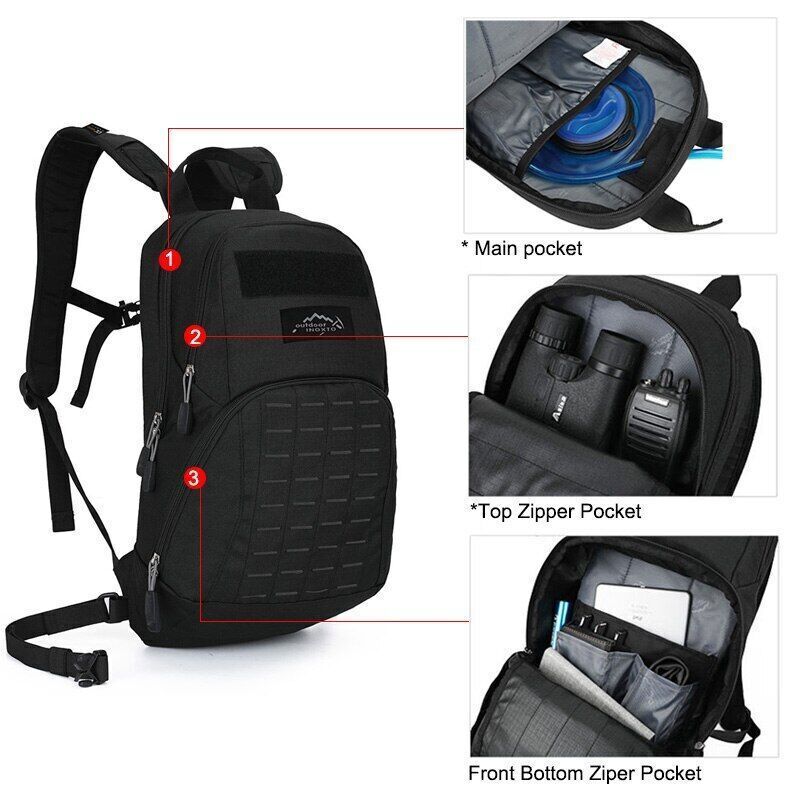 Bckpack Camping Riding Travel Bag Bags Hiking Cycling Outdoor Sports Nylon