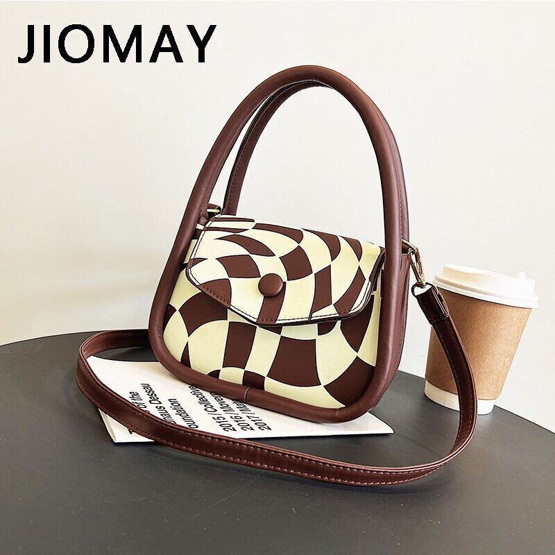 Small Handbag Women PU Leather Shoulder Bags Ladies Casual Twisted Bag