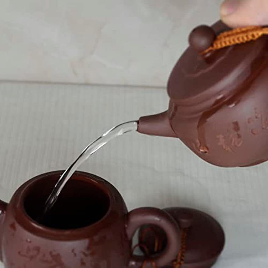 Zisha Teapot Chinese Yixing Clay Pot Ceramics Purple Sand Pot Kungfu Kettle