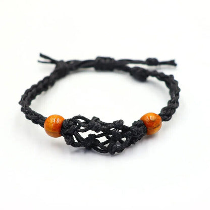 Fashion Bracelet Healing Crystal Netted Holder Quartz Ornament Meditation Amulet