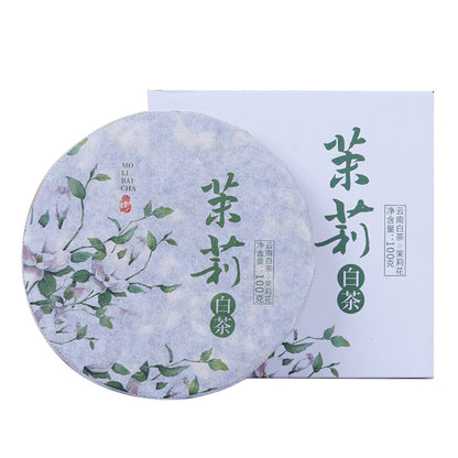 Goods Source Jasmine White Tea Cake Jasmine Tea Cake Small Cake 100g Flavor tea