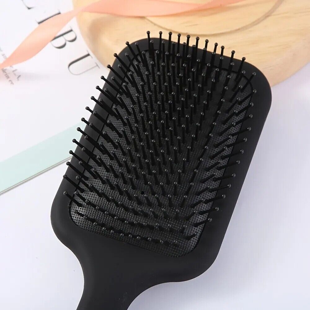 Hair Brush Resin Air Cushion Comb Medium Paddle Anti-Static Scalp Massage 26x9cm