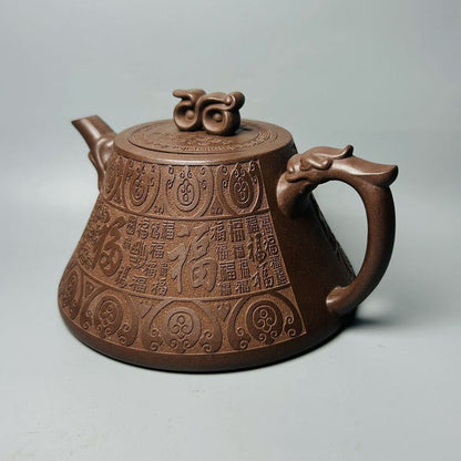 Vintage Chinese Yixing Purple Clay Teapot Zisha Ceremony Teaware Collection Rare