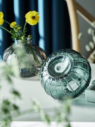 Relief Small Glass Vase Hydroponic Terrarium