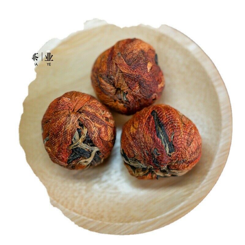 Yunnan Fengqing work black tea handmade dragon pearl small gold ball Dian Hong